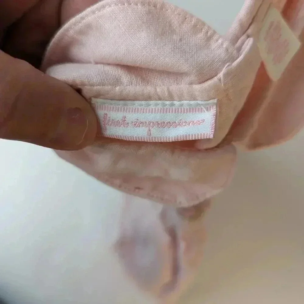 First Impressions Pink Dress / 6-9 mths.